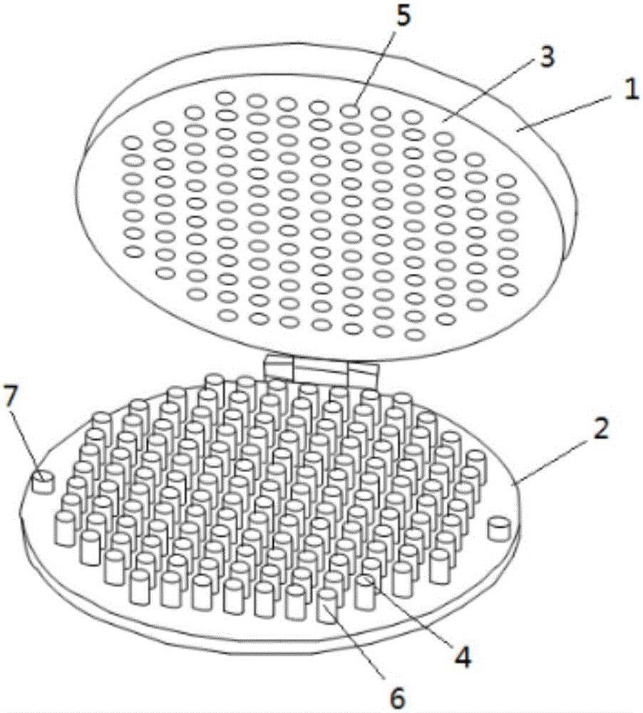 Machining template used for manufacturing flexible micro-hole sound absorbing film and manufacturing method for flexible micro-hole sound absorbing film