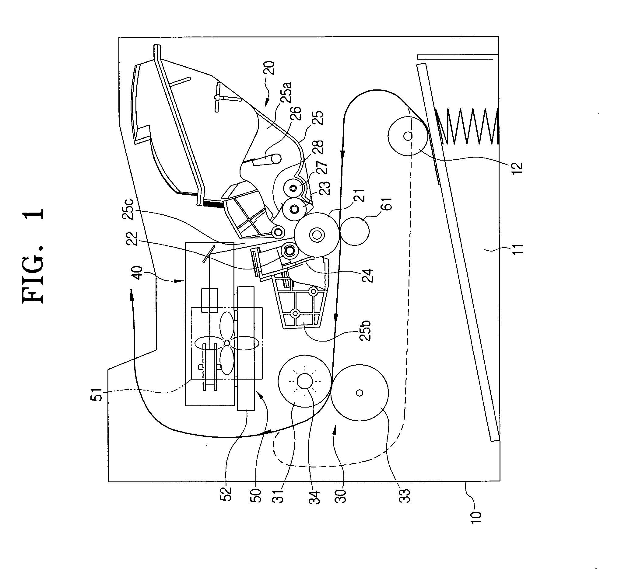 Cooling device and image forming apparatus having the same installed therein