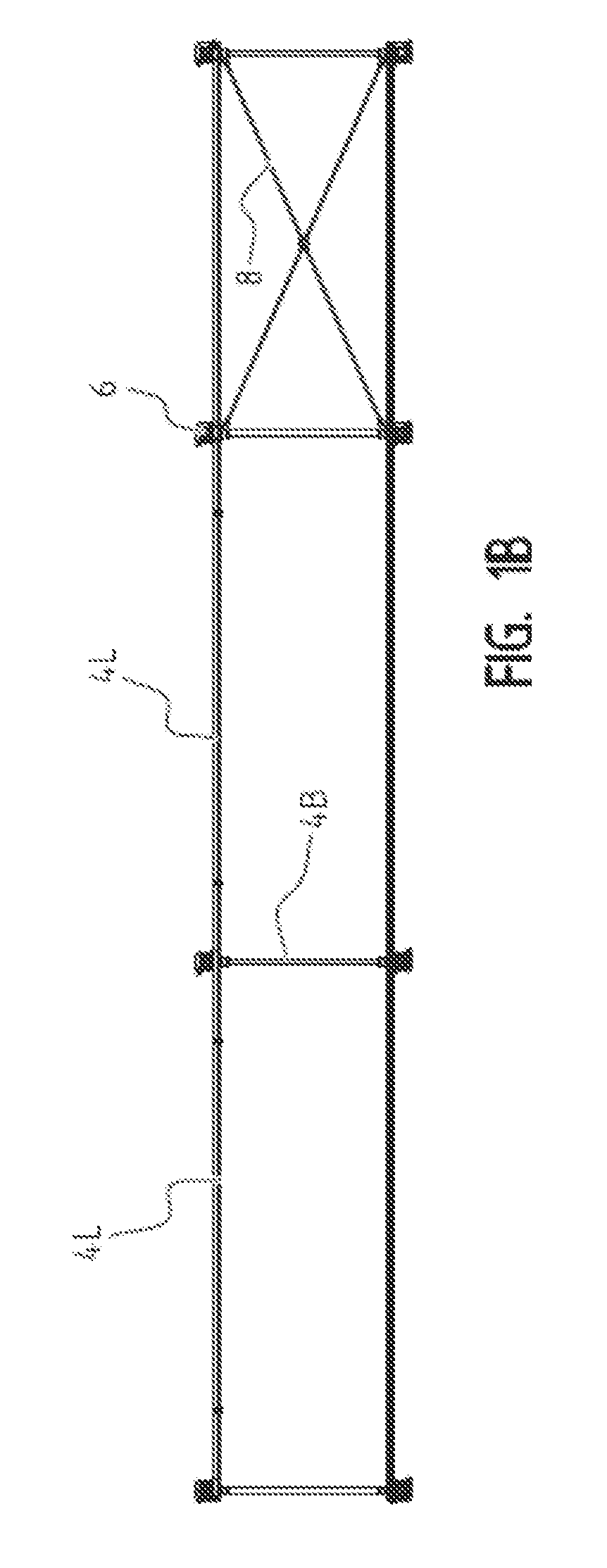 Scaffold with scaffolding elements and methods for erection thereof