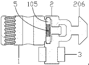 Shower head fixing device in shower head supporting device convenient to adjust in multiple directions