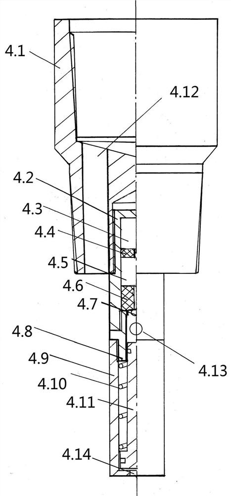 A sand control well reservoir testing device