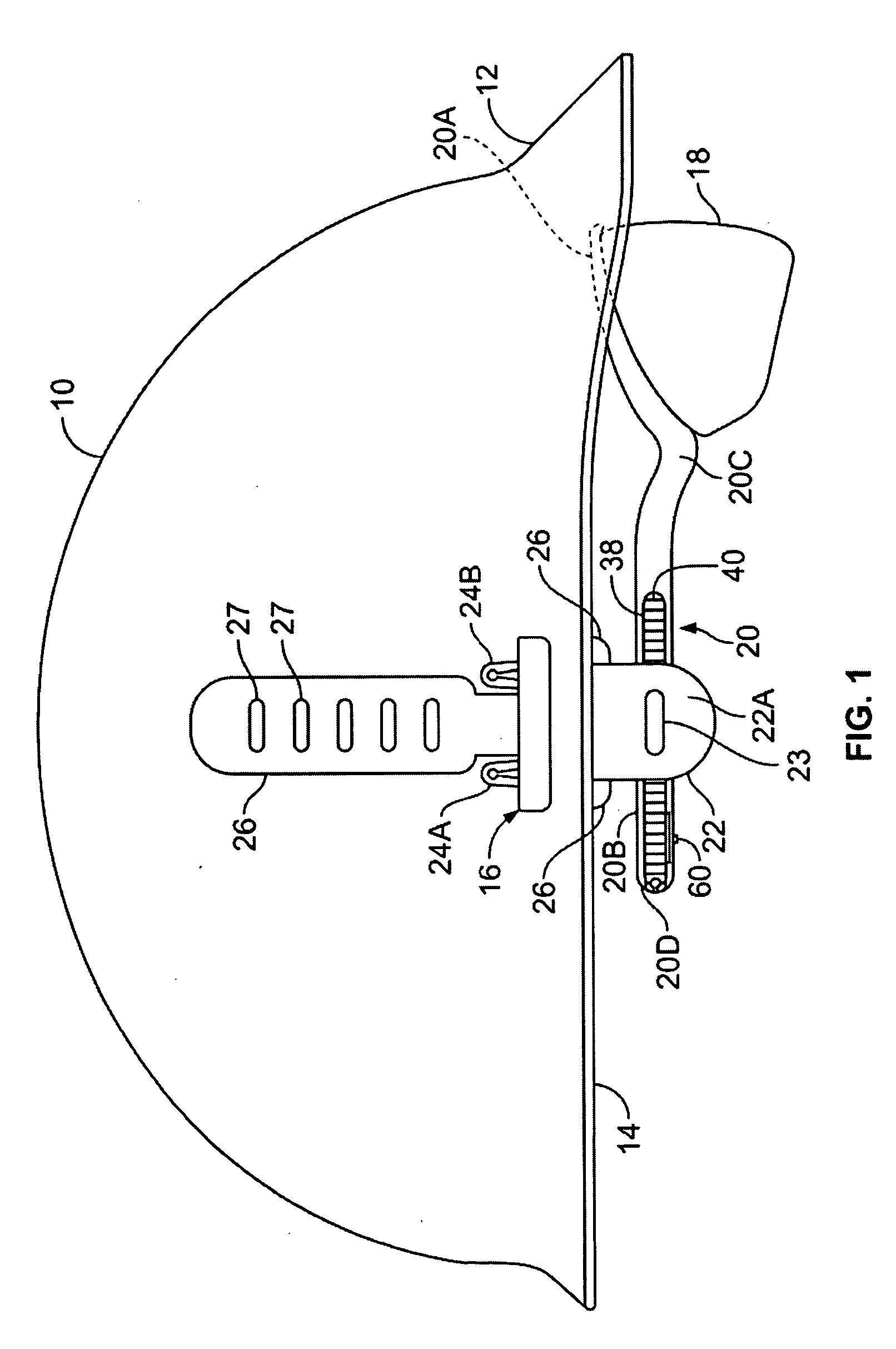 Safety helmet attachment and method for shielding eyes