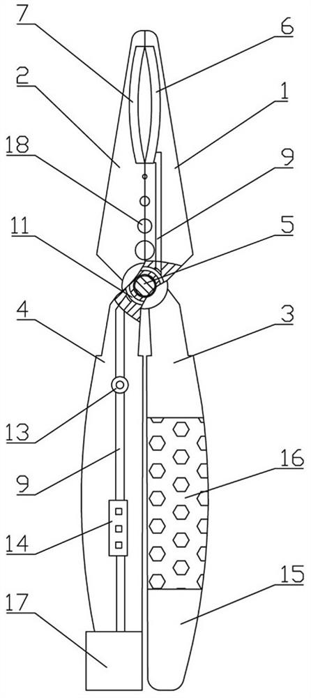 Cable local heating stripping device