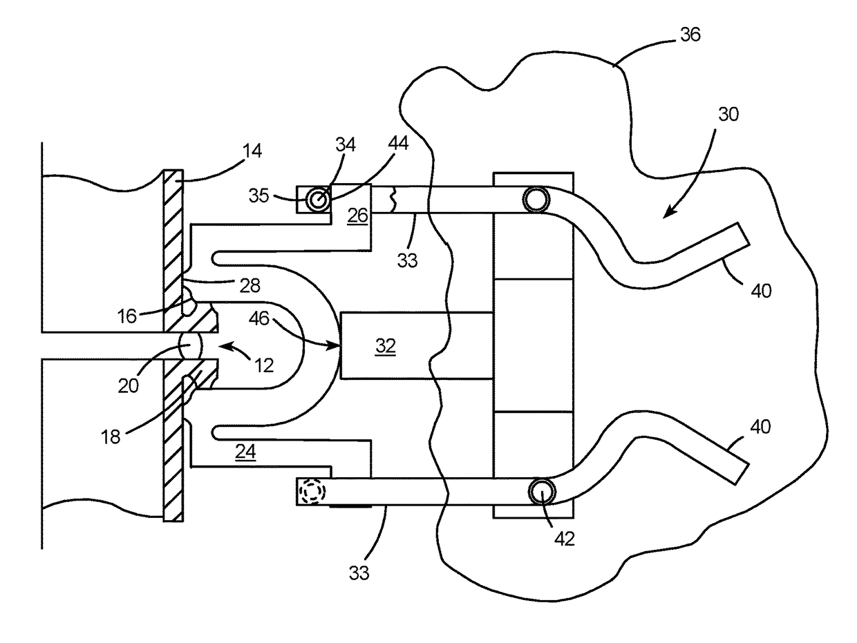 Flange joint system for SRF cavities utilizing high force spring clamps for low particle generation