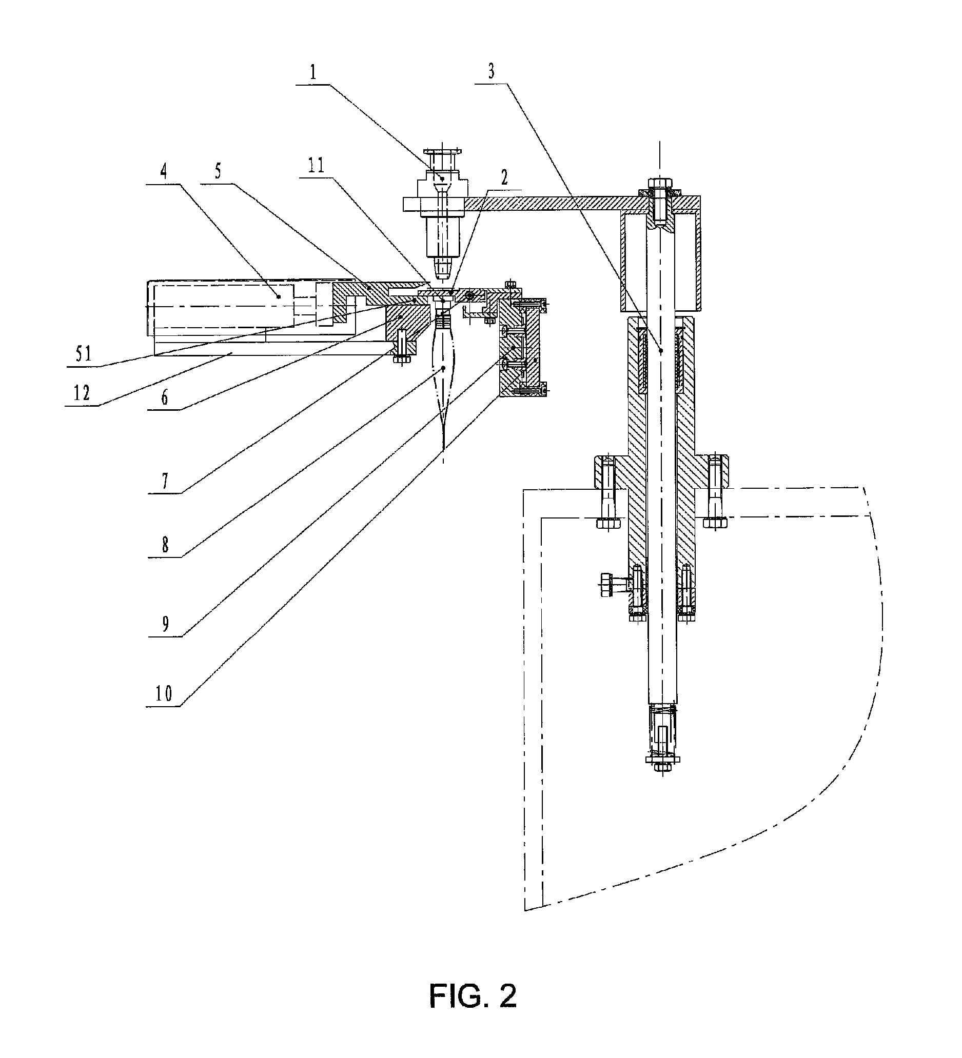 Positioning device for production line of large and soft infusion bag