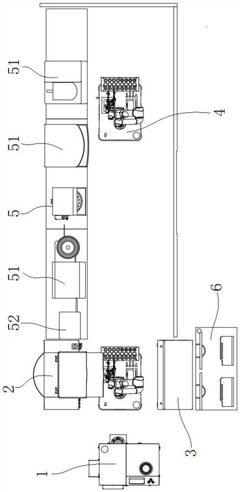 A laboratory material automatic analysis system