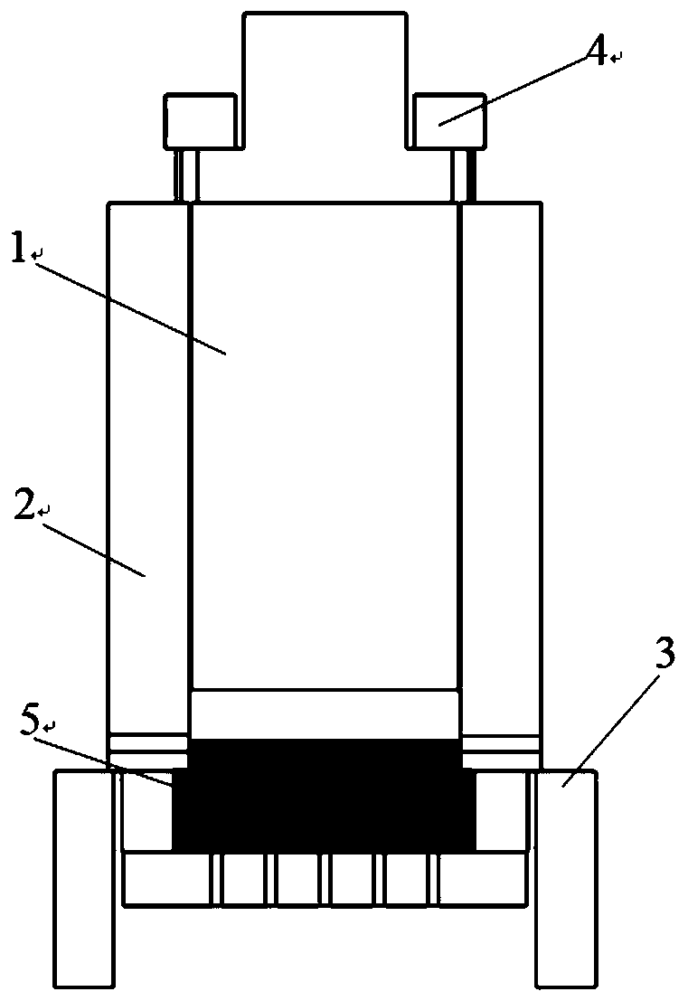 A mold for forming a stepped carbon fiber bonded body and its use method