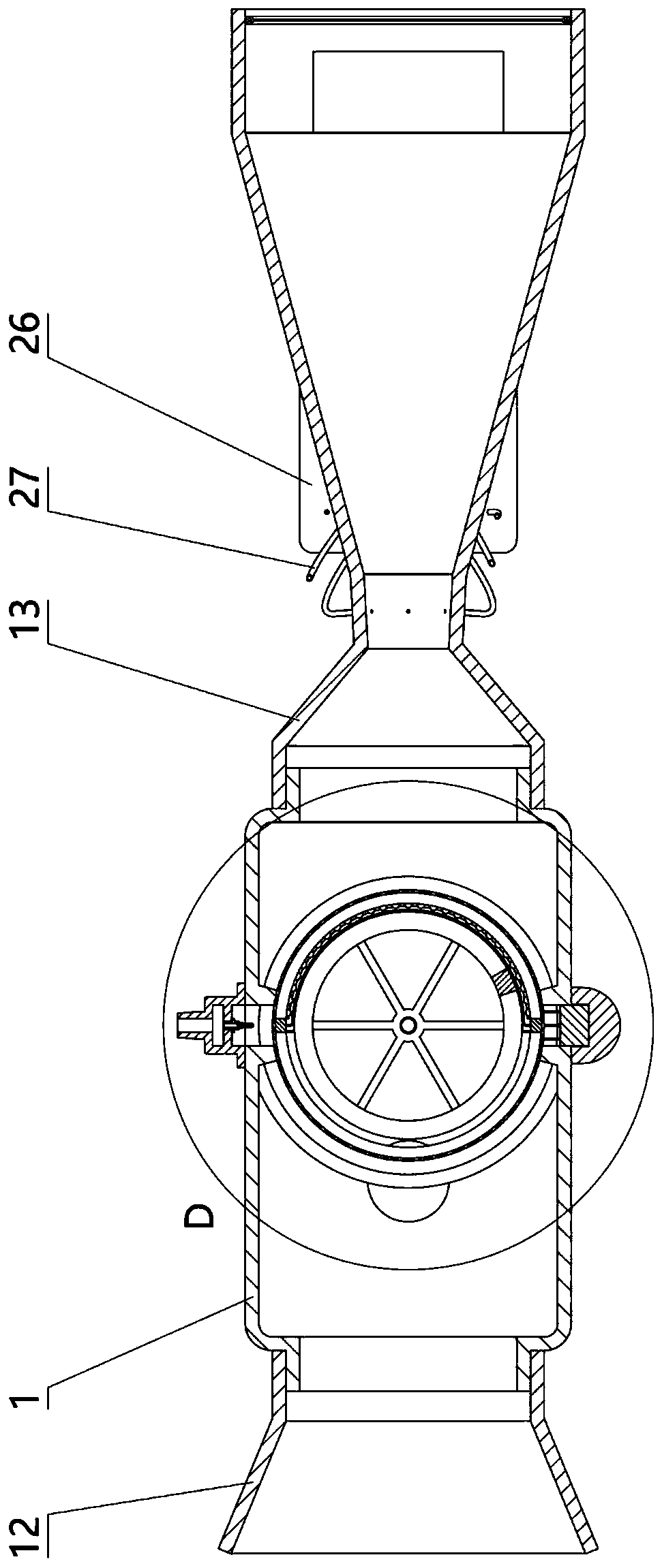 Dust collection device for highway construction