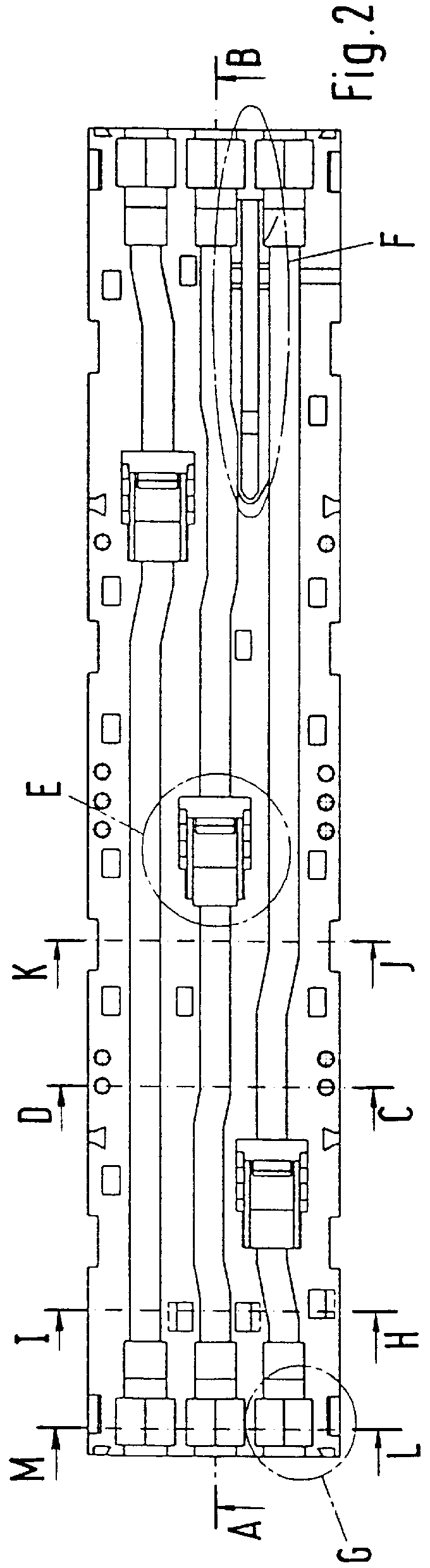 Multi-function adapter for a number of bus bars of a bus bar system