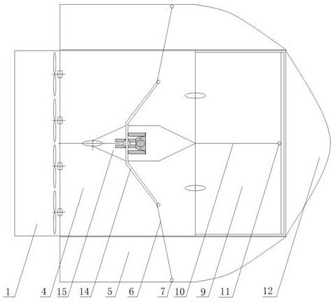 The method of installing the driving mechanism under the plate wing to enhance lift and realize vertical take-off and landing