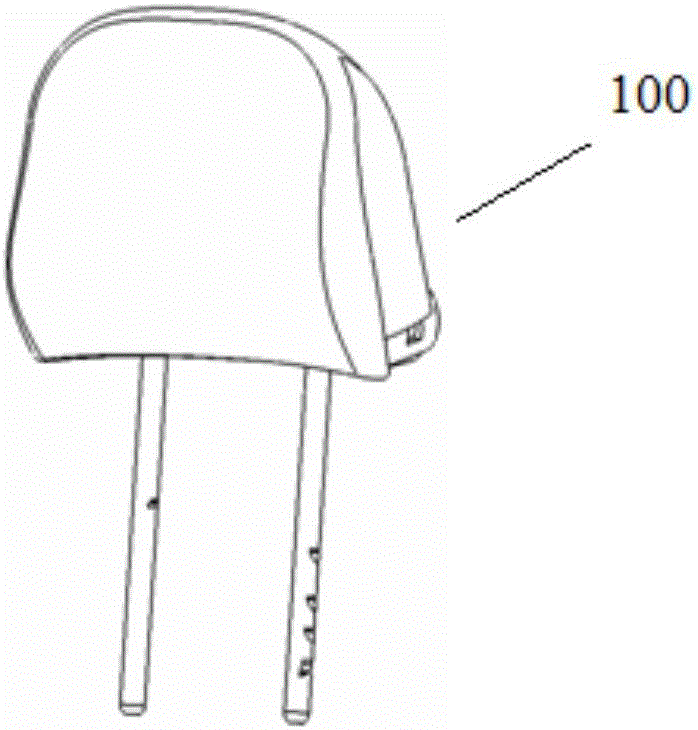 Headrest integrated with hanger function
