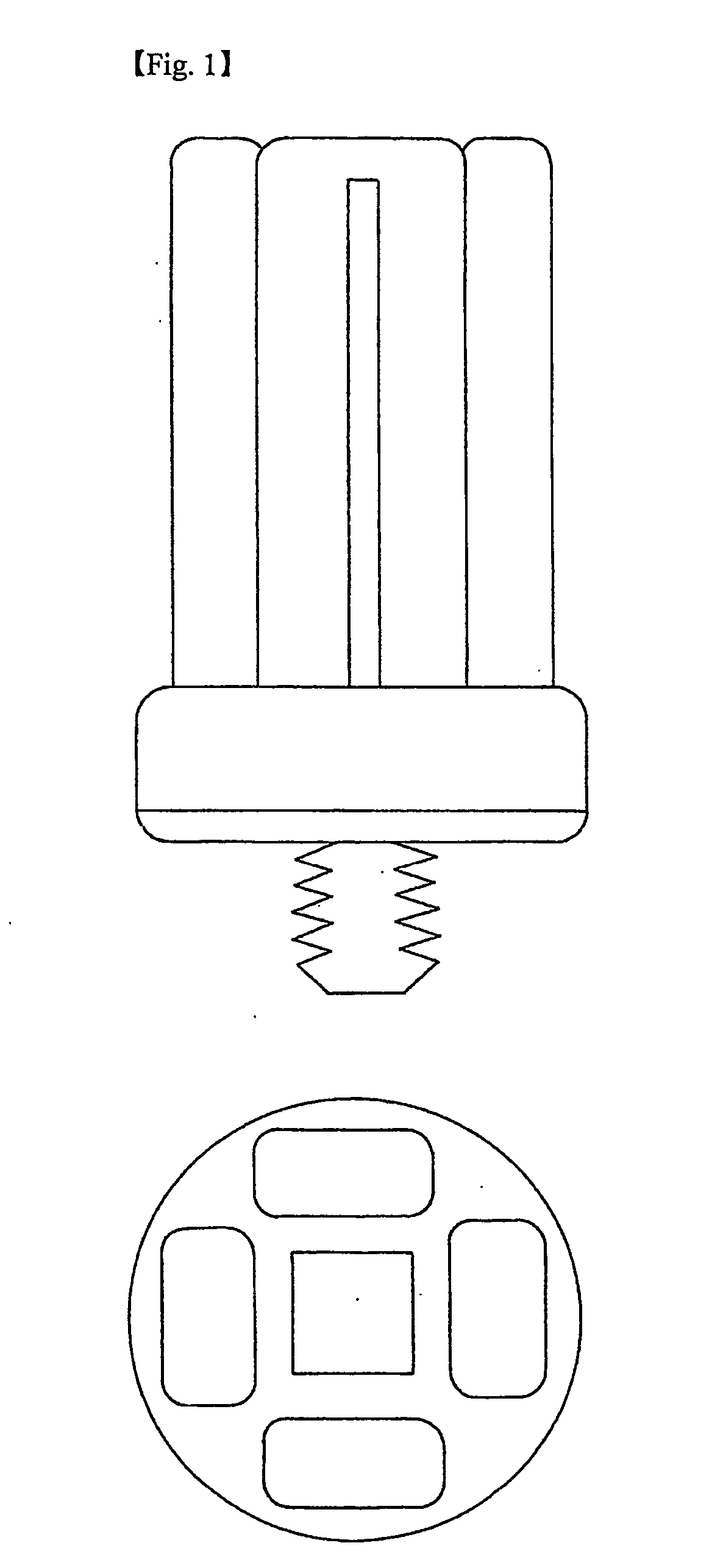 Compact-type discharge lamp