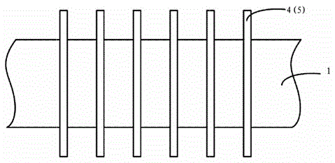 Finned tube with variable axial spacing of fins