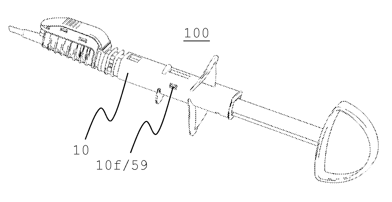 Injector for implanting an intraocular lens