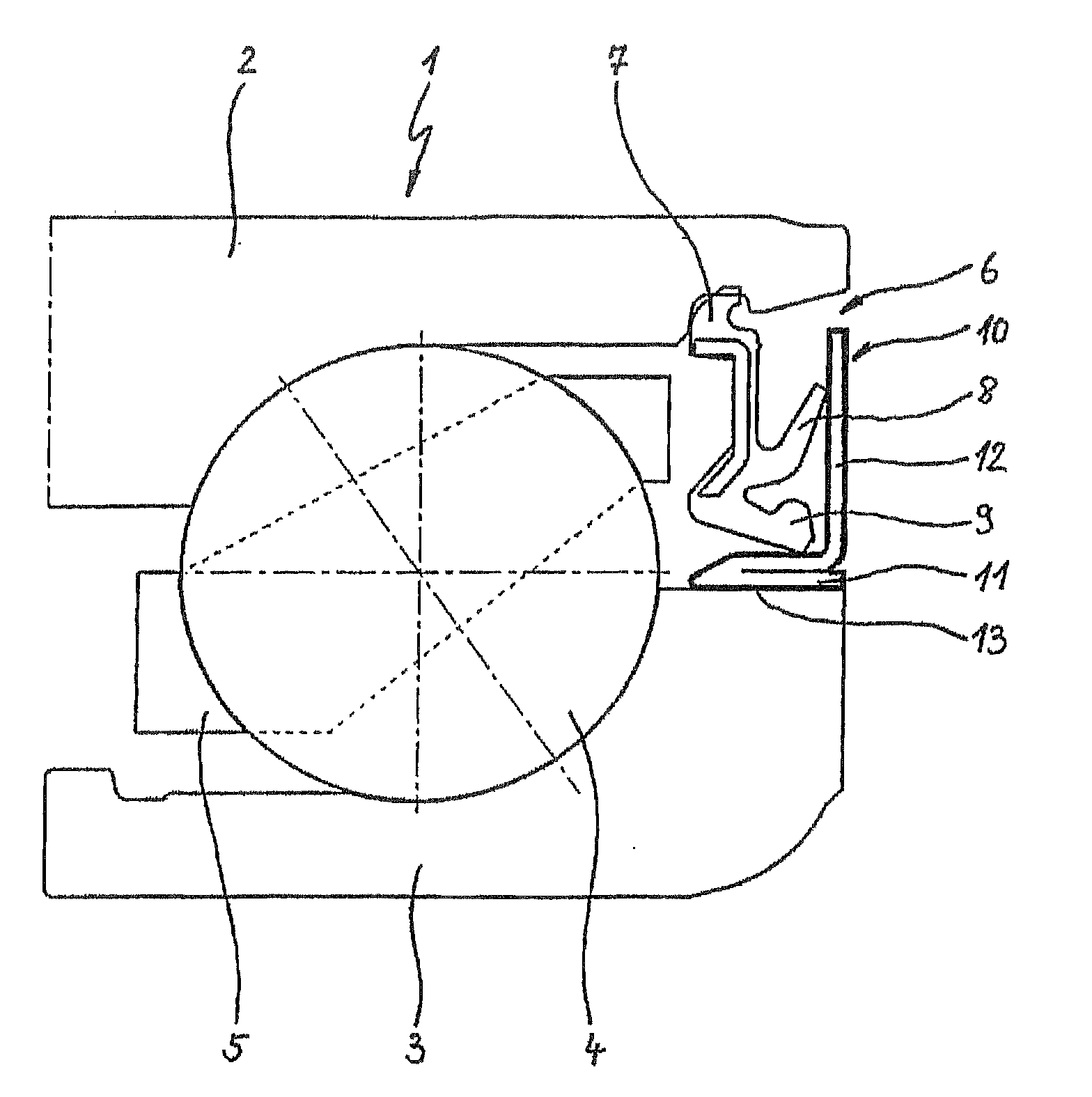 Sealed Radial Rolling Bearing, In Particular Wheel Bearing For a Motor Vehicle