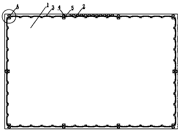 Large-span underground space deep foundation pit support system and construction method