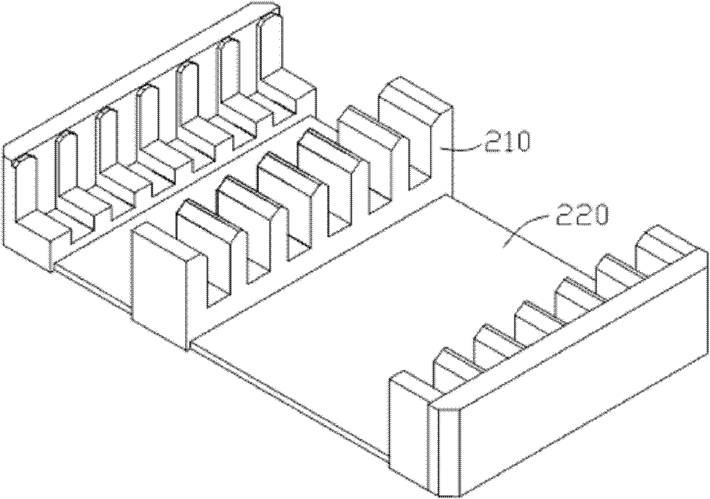 Lower buffer structure for display panel, package buffer structure and package manufacture method