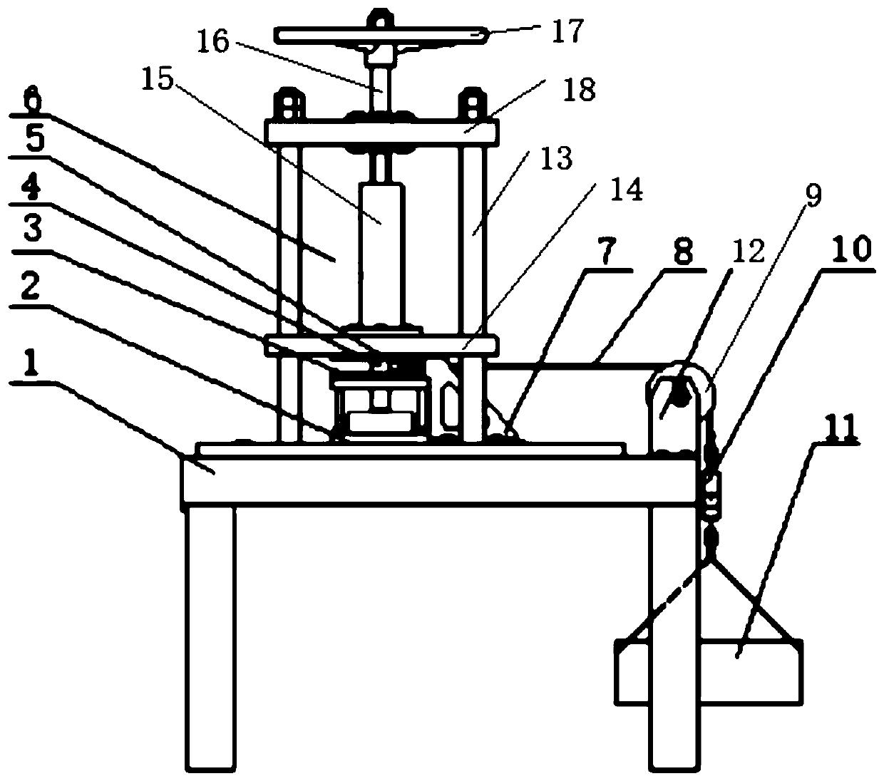 A heavy-duty multi-condition friction testing machine