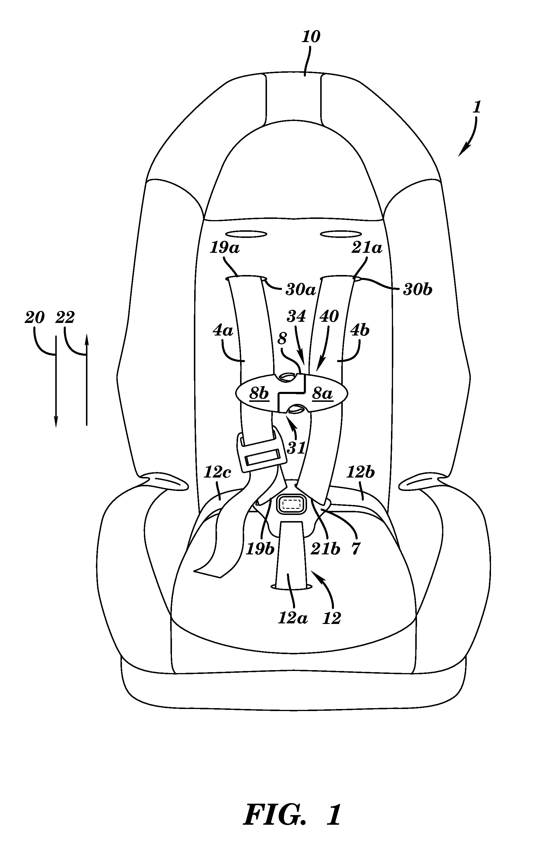 Locking harness apparatus and method