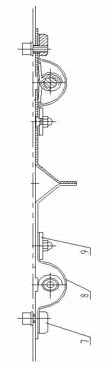 Anti-winding device for itineration host swing door