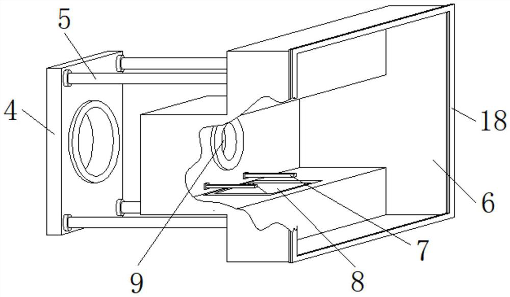 Discharging device of clinker sampler and use method of discharging device