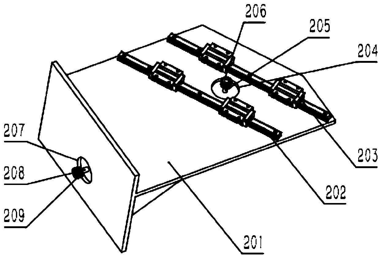 An oil drum handle installation device