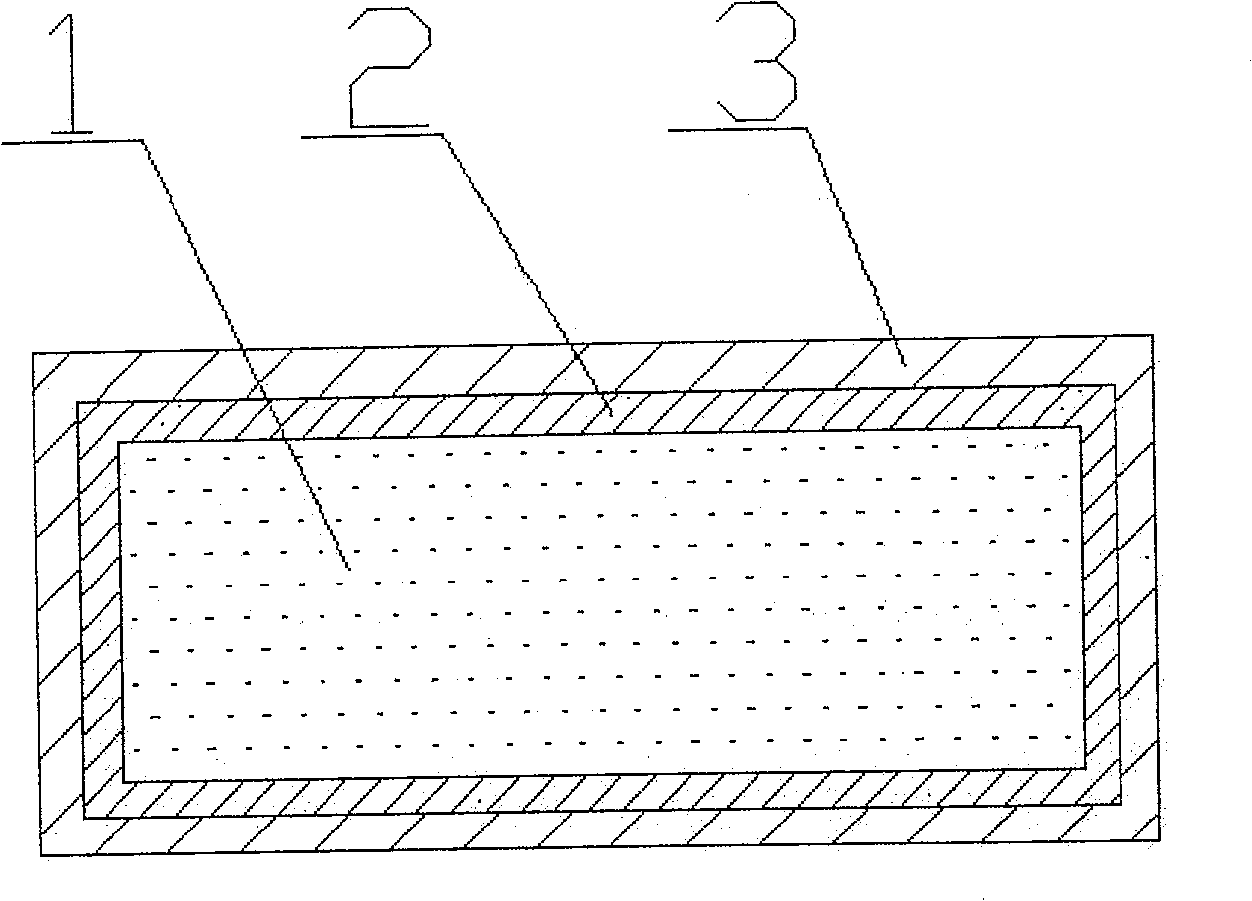 Composite high temperature electrical heating element and its making method