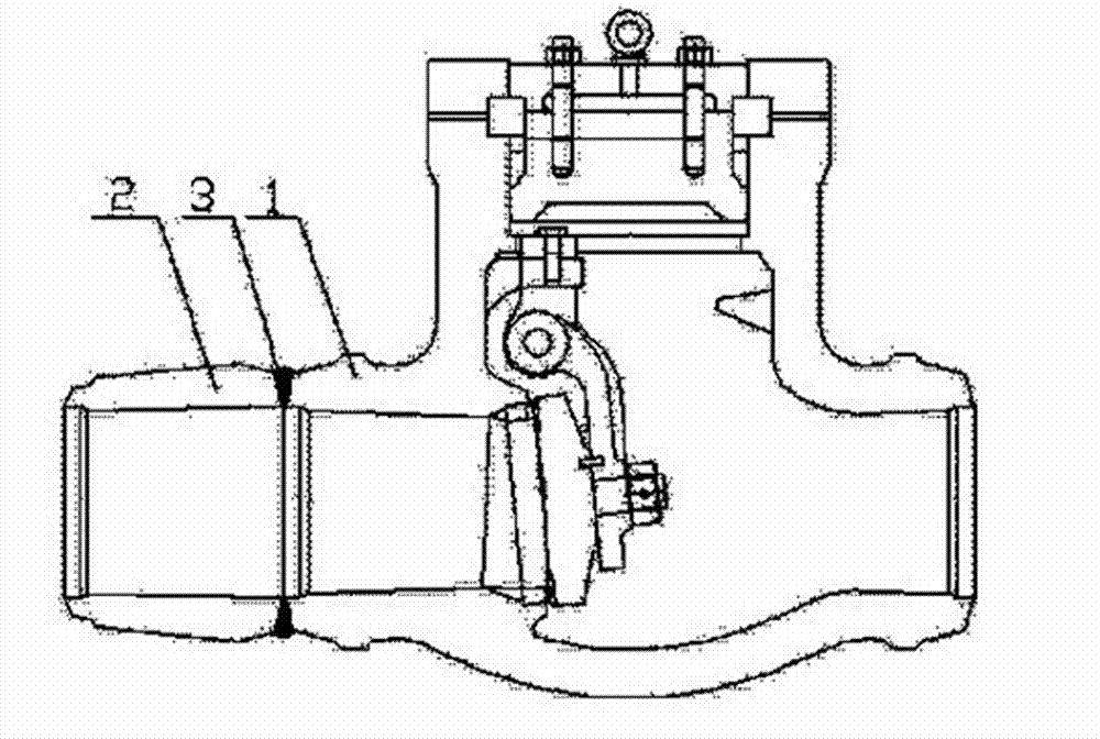 Dissimilar steel welding process of check door and tubing