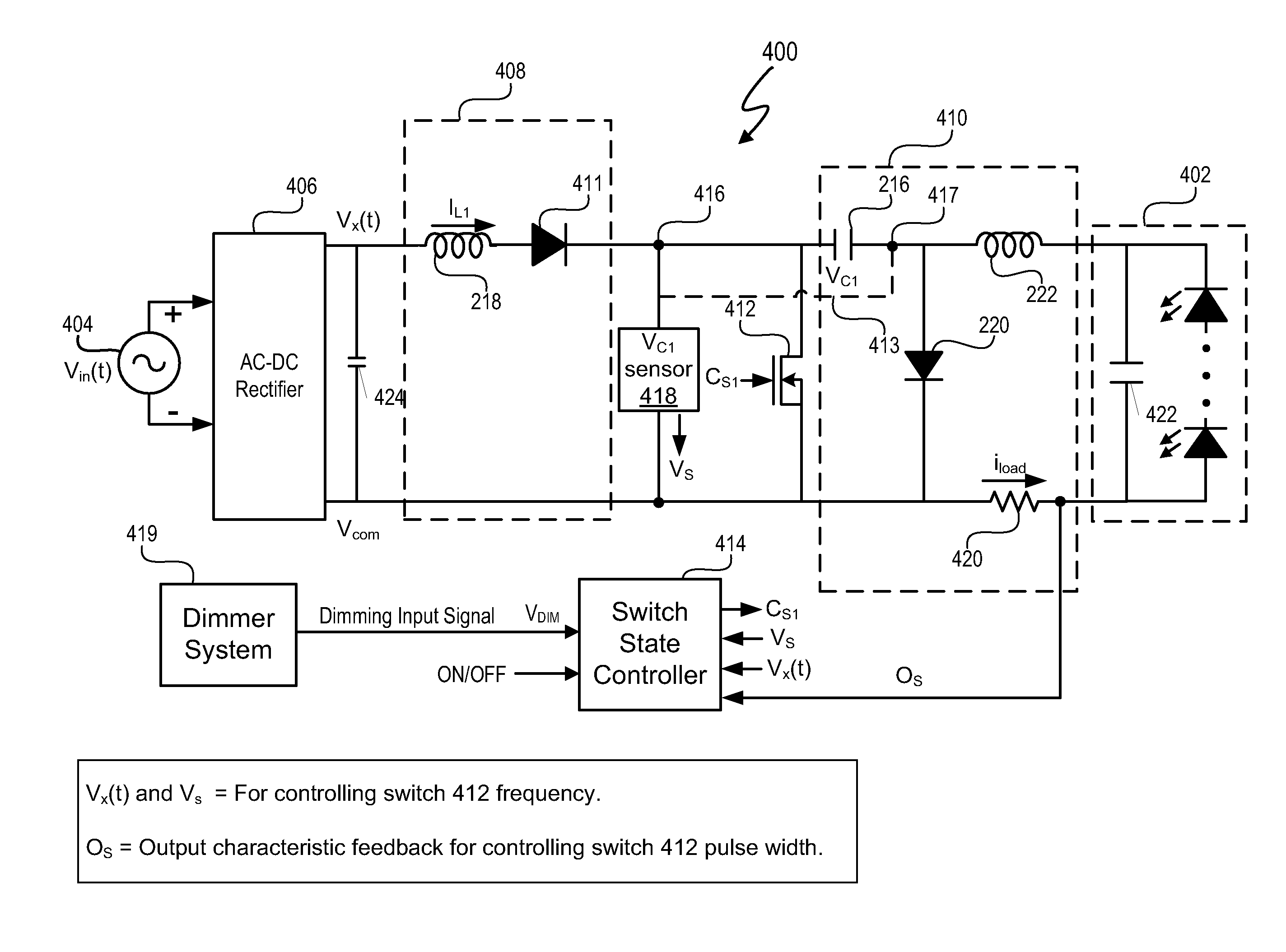 Switching power converter and control system