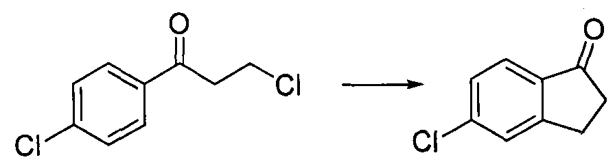 Synthetic method of 5-chloro-1-indanone