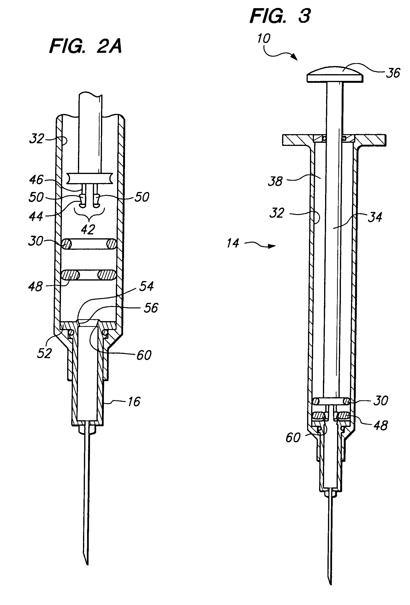 Safety needle syringe braking system