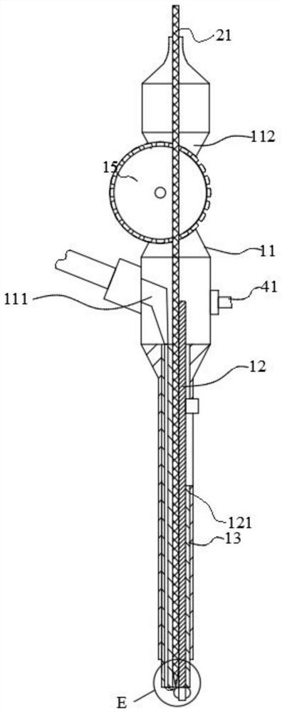 Novel pressure-measuring thrombectomy puncture ablation adjustable catheter