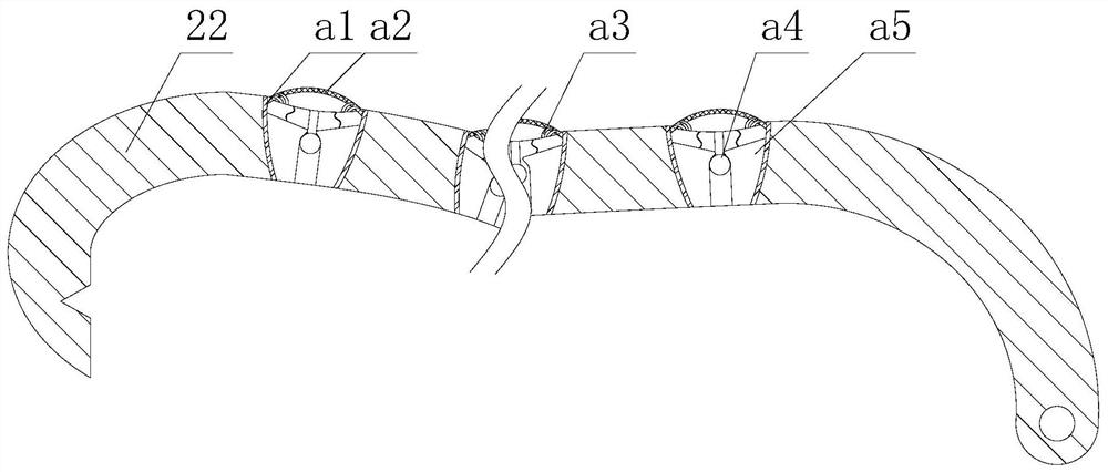 Anti-skid walking stick based on hand sweat cleaning