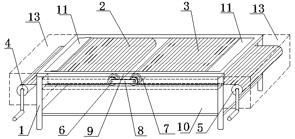 Medical bed with bedding conveniently changing function and method of changing bedding