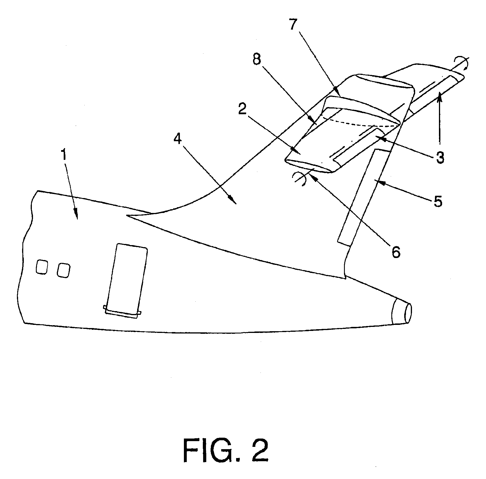 System for increasing controllability for an aircraft