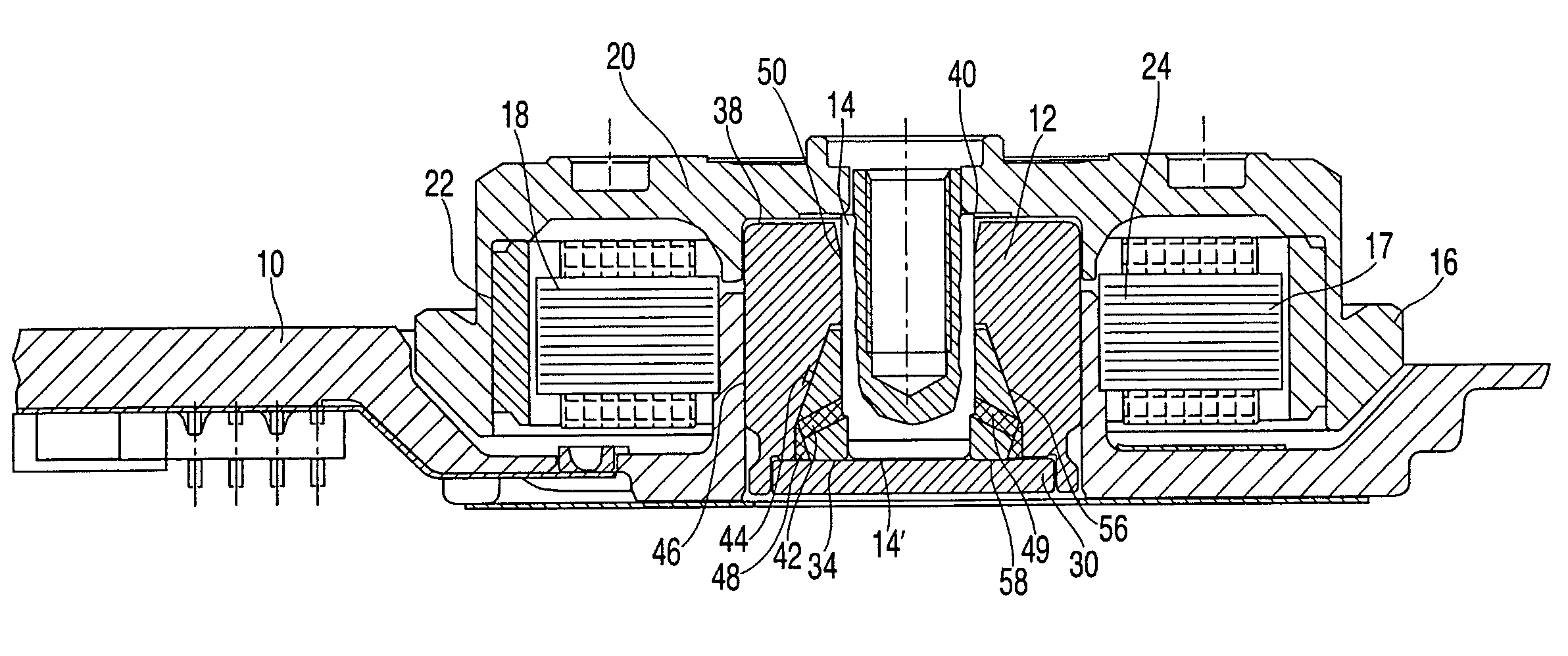 Hydrodynamic bearing for a spindle motor