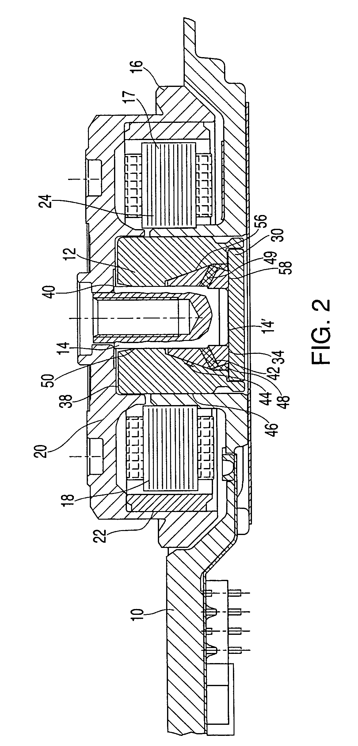 Hydrodynamic bearing for a spindle motor