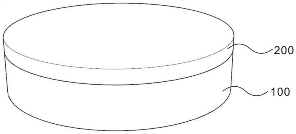 Gradient tac coating on the surface of a graphite susceptor disk