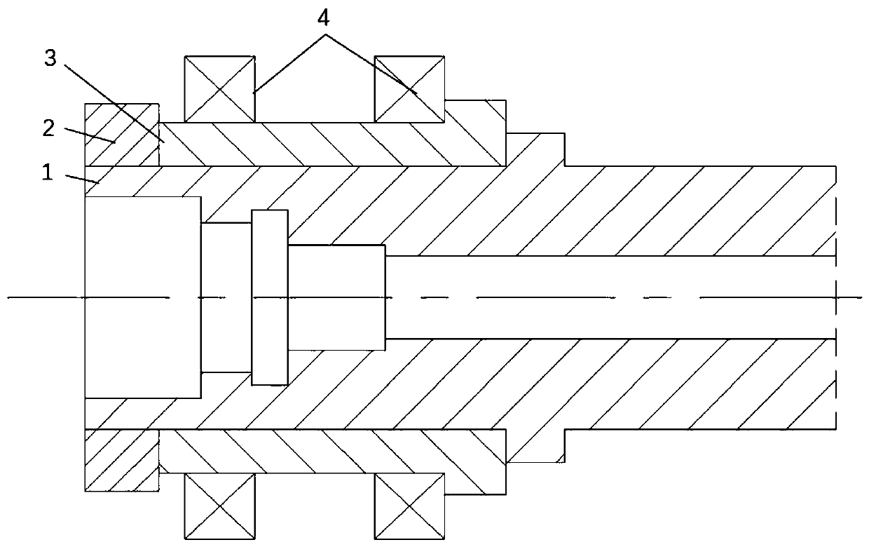 High-speed motorized spindle rotary structure