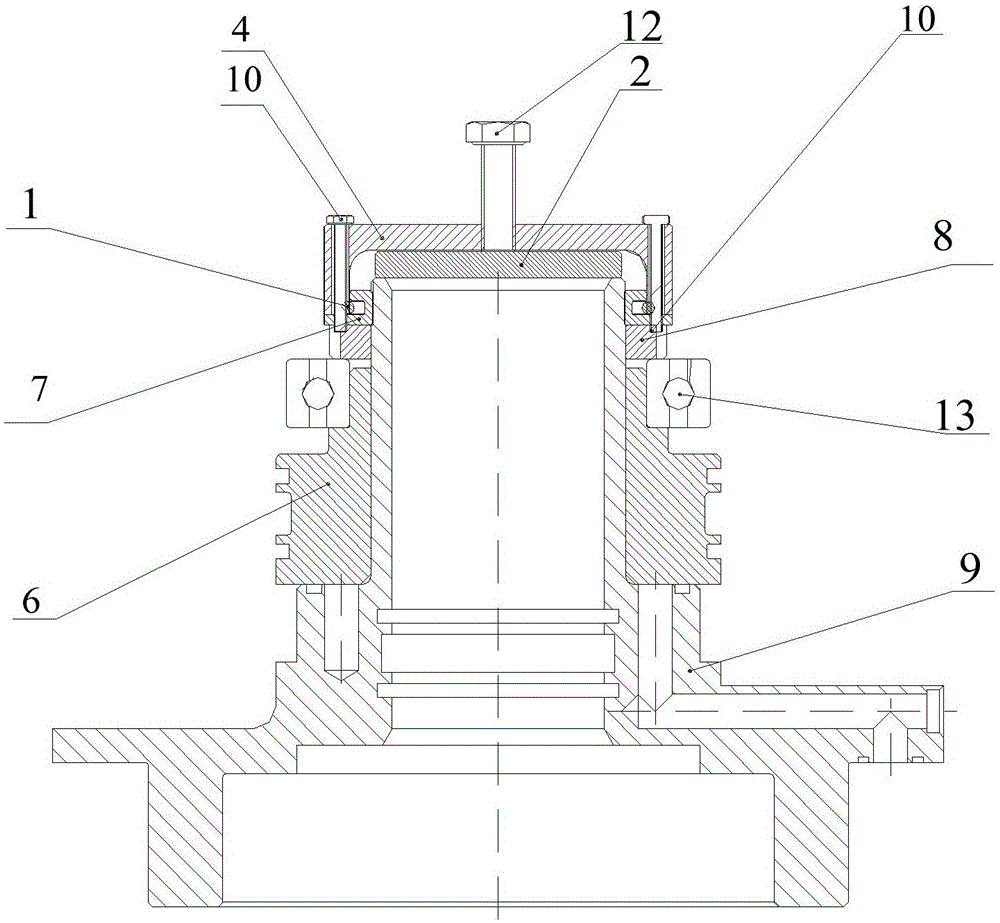 Compact locking and looseness-preventing device and dismantling tool thereof