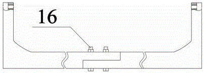 Upper portion flange supporting mechanism used for ethylene cracking furnace decoking