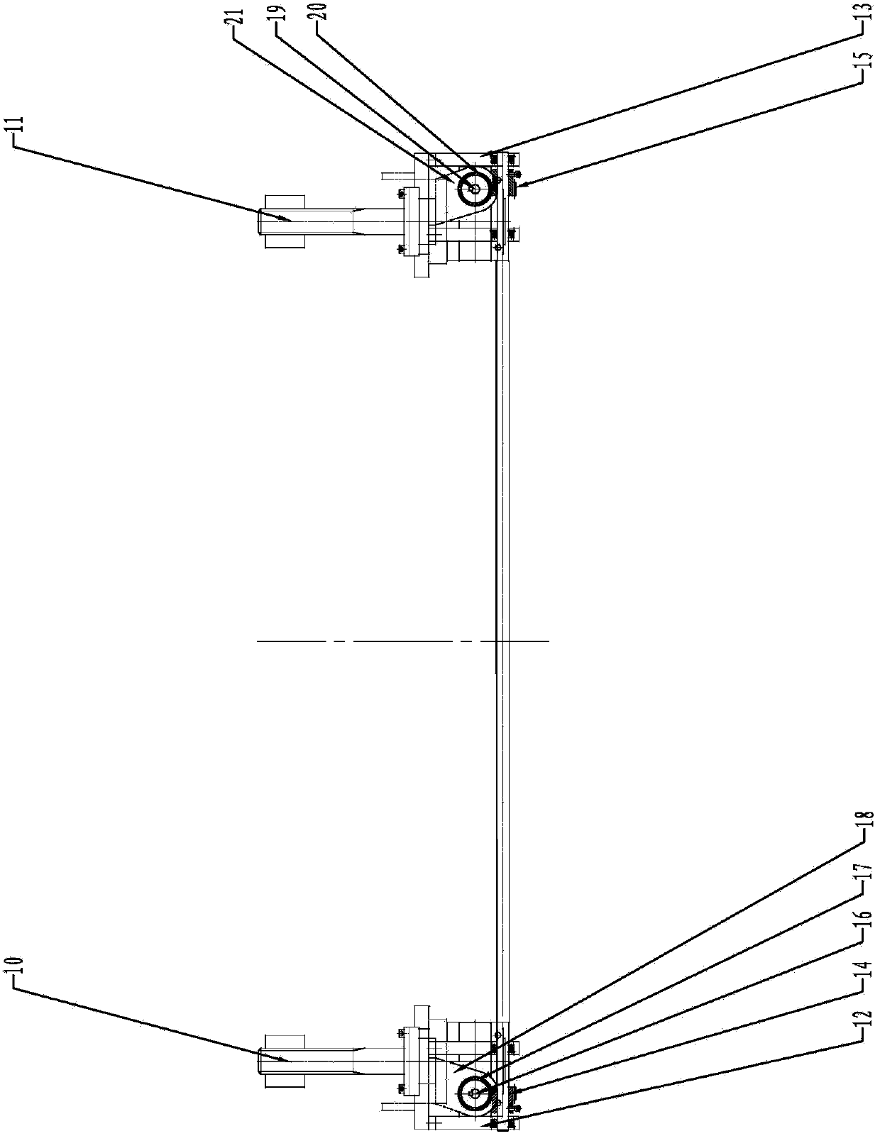 Synchronously-ejecting welding mechanism for lower welding of steel bar trusses