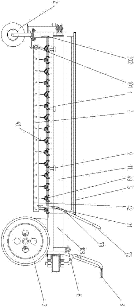 Device for loading and transferring seedling bags and seedling bowls