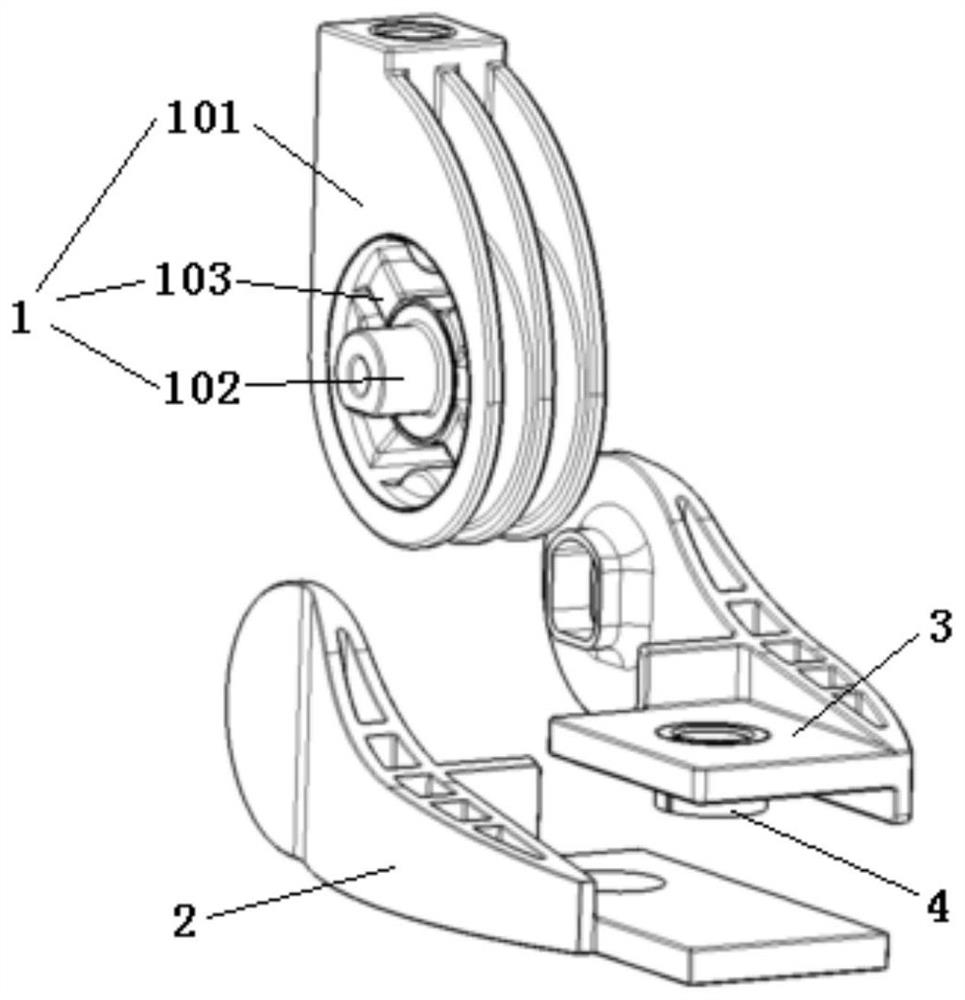 Compressor mounting bracket and vehicle