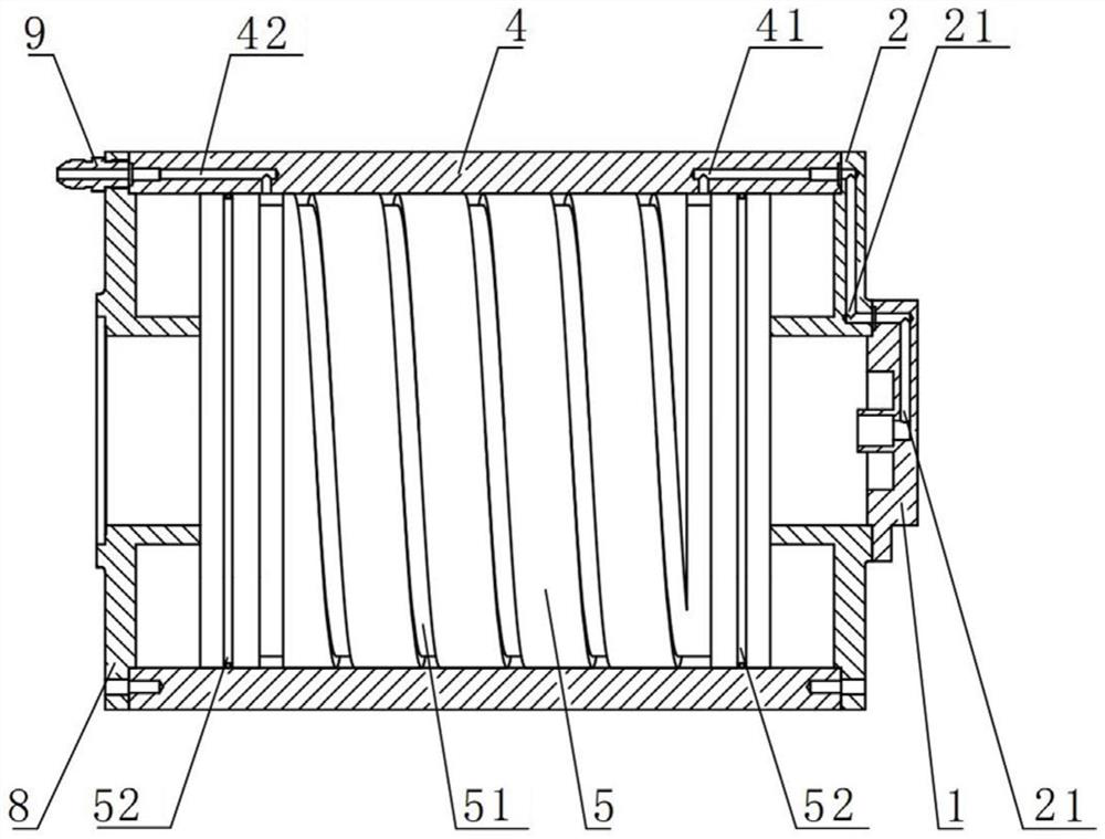 Hydraulic motor pump with forced flow heat dissipation function