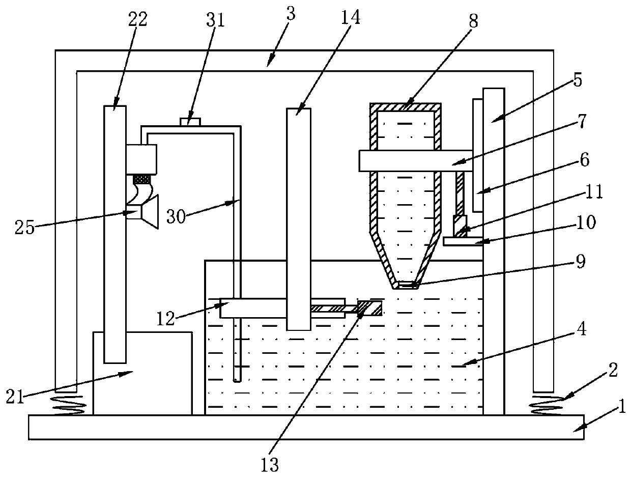 Metal surface polishing device after fuse deposition and method thereof
