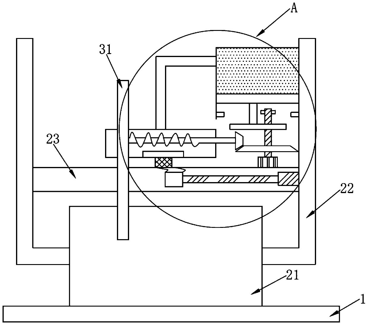 Metal surface polishing device after fuse deposition and method thereof