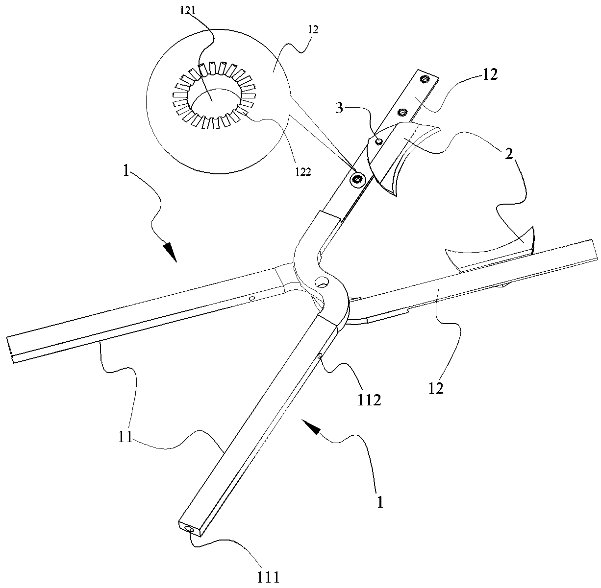 Plant pruning shears for forestry