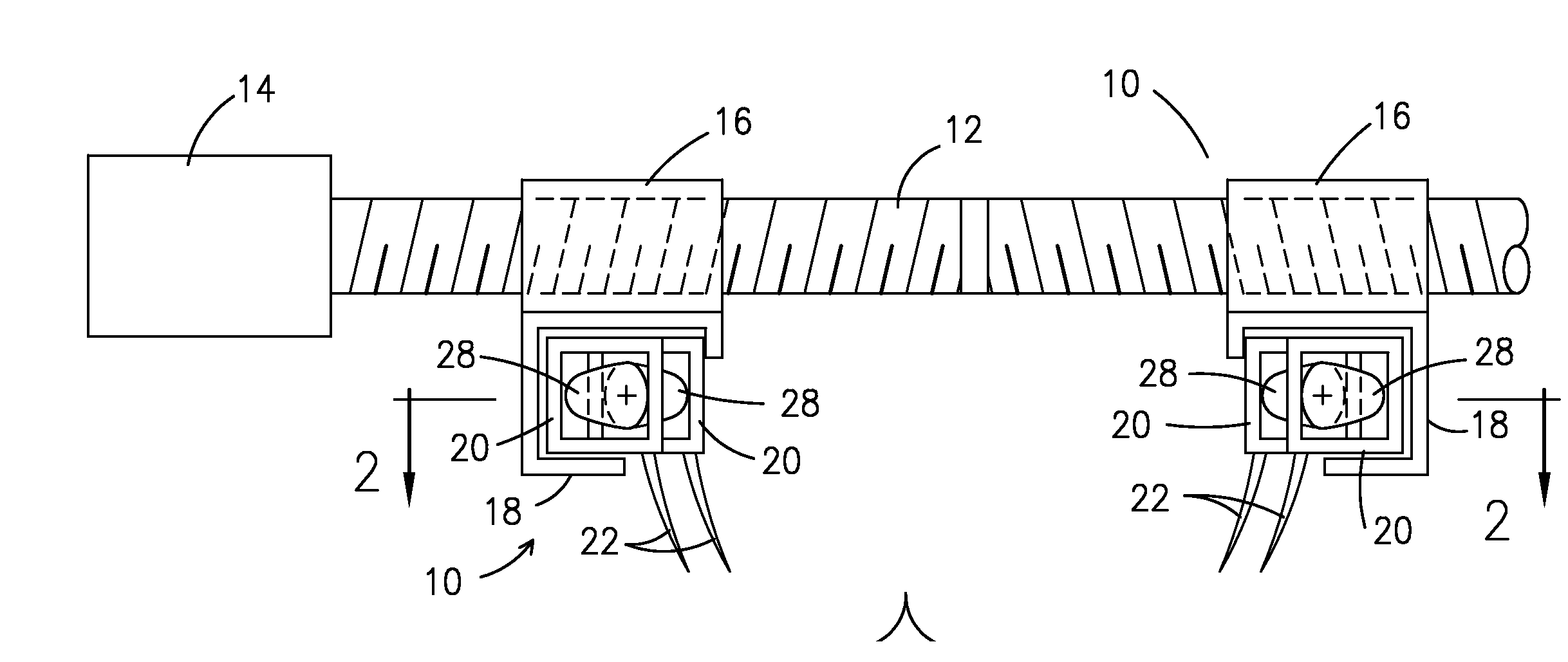 Process and instrument for stretching tissue of skin