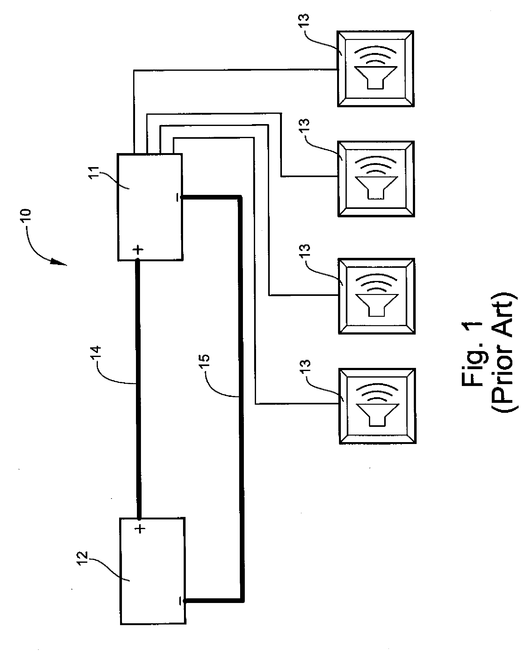 Electrical apparatus with voltage drop indicator